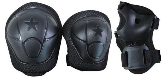 Lafeltrinelli Set Di Protezioni Kids Nero