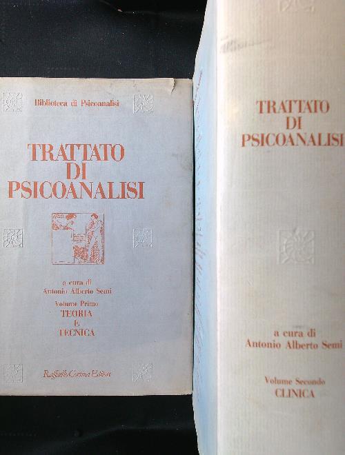 Lafeltrinelli Trattato di psicoanalisi 2 voll