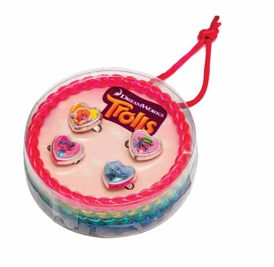 Lafeltrinelli Trolls. Set 4 Braccialetti E 4 Anelli