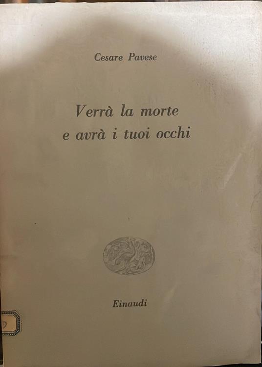 Lafeltrinelli Verrà la morte e avrà i tuoi occhi