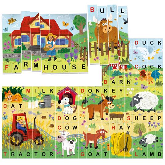 Lafeltrinelli Word Maker Puzzle The Farm