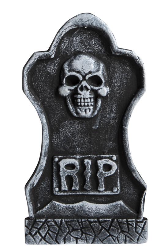 Lafeltrinelli Lapide in Polistirolo C/Teschio H.Cm.40X21 Ca. Carnival Toys (9007)