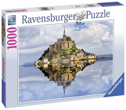 Lafeltrinelli Le Mont-Saint-Michel Puzzle 1000 Pezzi Ravensburger (19647)