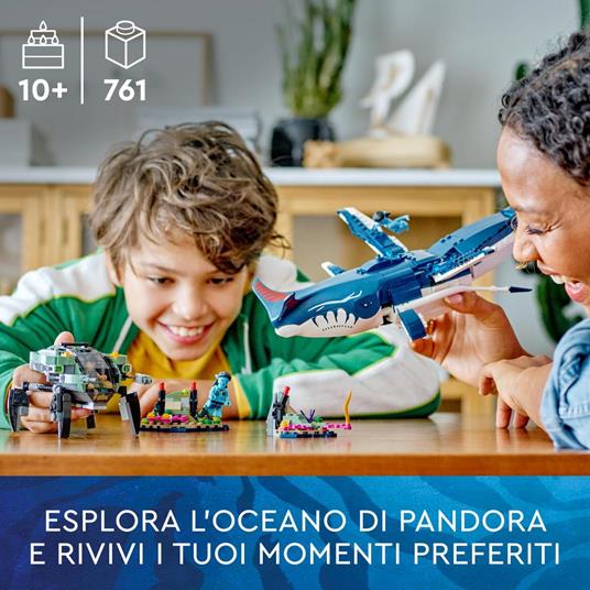 Lafeltrinelli LEGO Avatar 75579 Tulkun Payakan E Crabsuit Sottomarino E Animale Giocattolo Scene Di Pandora Dal Film La Via Dell'Acqua