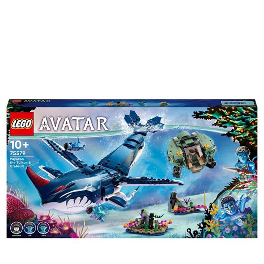 Lafeltrinelli LEGO Avatar 75579 Tulkun Payakan e Crabsuit Sottomarino e Animale Giocattolo Scene di Pandora dal Film La Via dell'Acqua