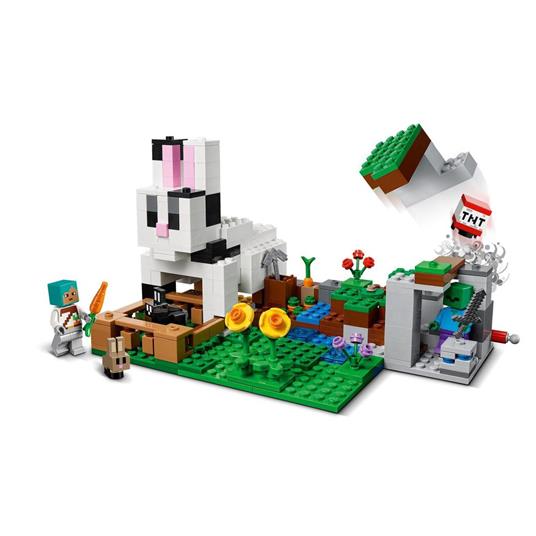 Lafeltrinelli LEGO Minecraft 21181 Il Ranch Del Coniglio Giochi Per Bambini E Bambine Di 8+ Anni Con Figure Di Domatore Zombie E Animali