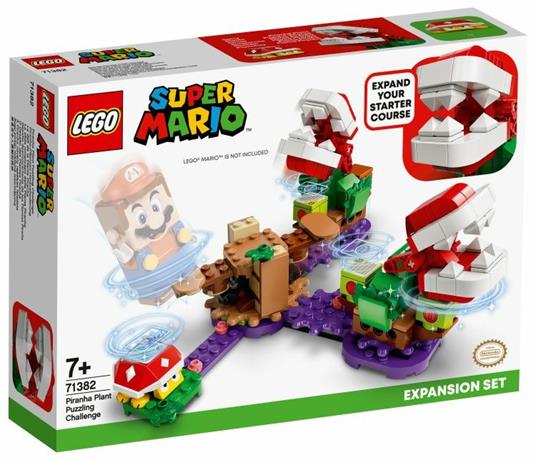 Lafeltrinelli LEGO Super Mario (71382).La sfida rompicapo della Pianta Piranha