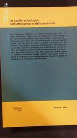 Lafeltrinelli Lo Studio Psicologico Dell'intelligenza E Della Motricità