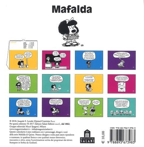 Lafeltrinelli Mafalda. Calendario Con Cartoline 2019