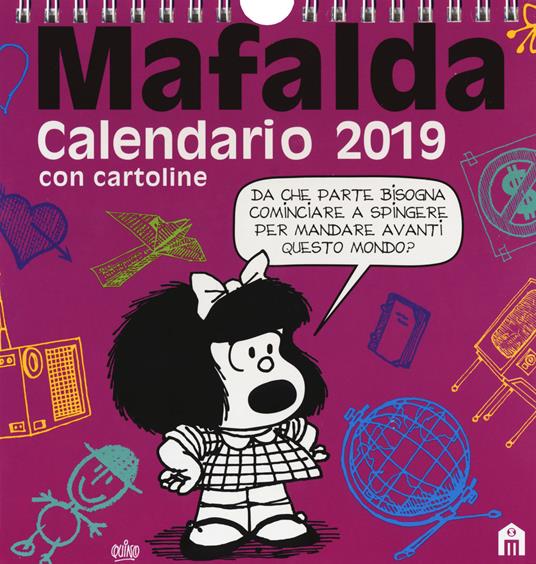 Lafeltrinelli Mafalda. Calendario con cartoline 2019
