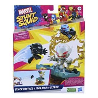 Lafeltrinelli Marvel Stunt Black Panther & Ironman Vs Ultron