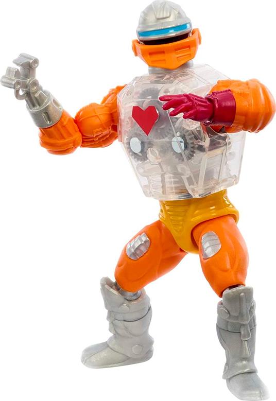 Lafeltrinelli Masters Of The Universe Origins Action Figura Roboto 14 Cm Mattel