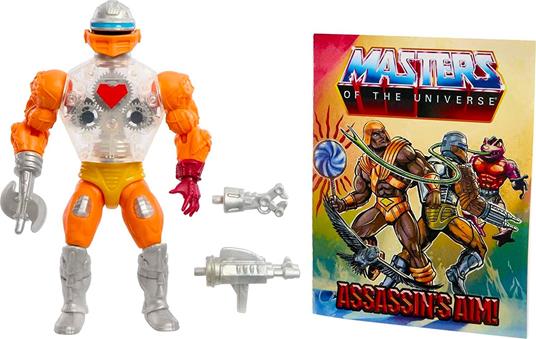 Lafeltrinelli Masters Of The Universe Origins Action Figura Roboto 14 Cm Mattel