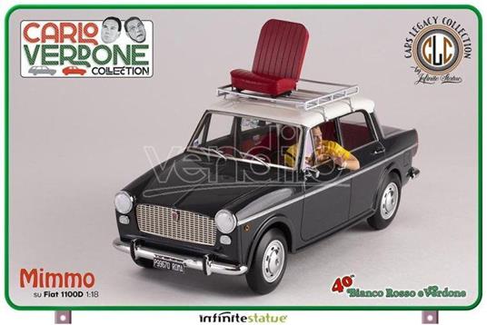 Lafeltrinelli Mimmo Su Fiat 1100 1/18 Resin Car Statua Infinite Statua