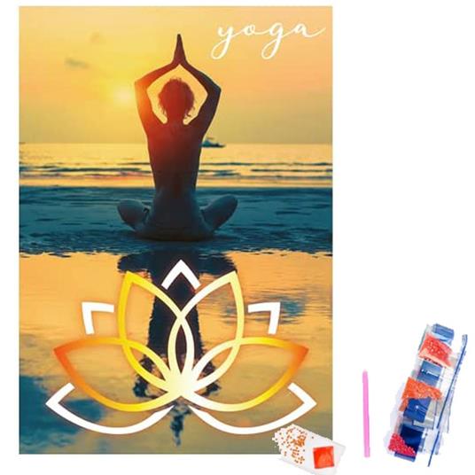 Lafeltrinelli Mosaico 3D Lotus Yoga Diamantiny Artist Small Nice 96500 96503