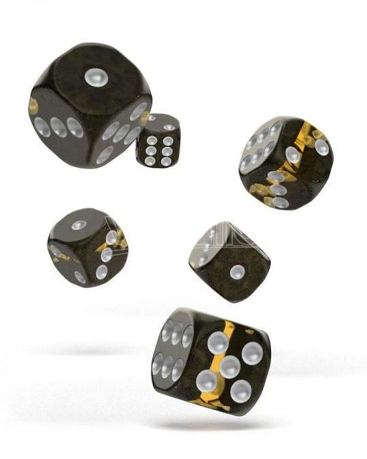 Lafeltrinelli Oakie Doakie Dice D6 Dice 16 Mm Enclave - Amber (12) Oakie Doakie Dice