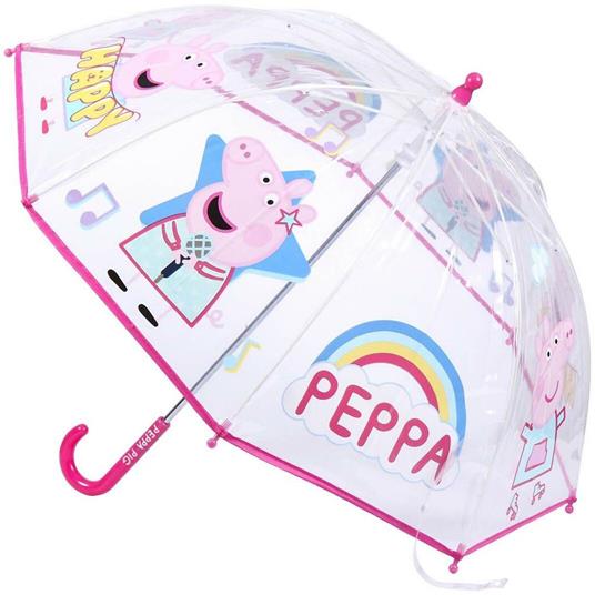 Lafeltrinelli Ombrelli Peppa Pig 45 cm Rosa (Ø 71 cm)