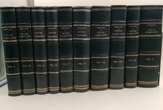 Lafeltrinelli Opere Complete Di Francesco Ferrara- 10 Voll.