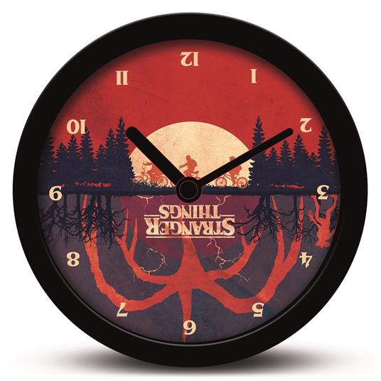 Lafeltrinelli Orologio da Tavolo Stranger Things Upsid