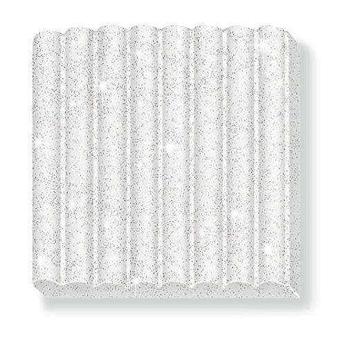 Lafeltrinelli Panetto Fimo Kids 42gr Bianco Glitter