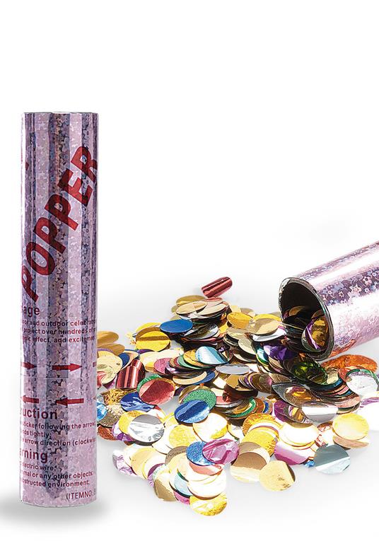 Lafeltrinelli Party Popper Ad Aria Compressa Metallizzato H.Cm.20 Ca. Carnival Toys (4172)
