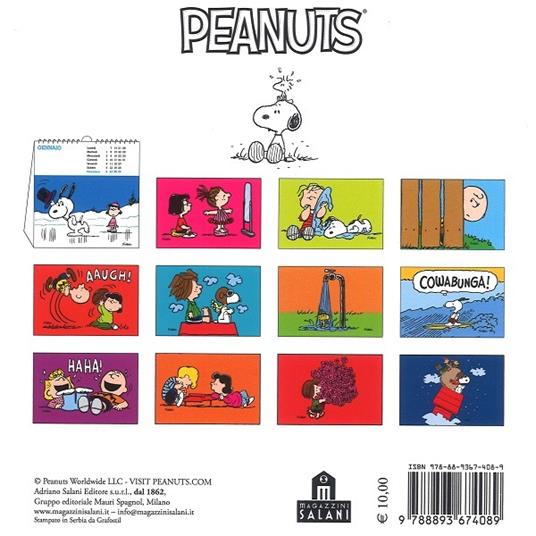 Lafeltrinelli Peanuts. Calendario Con Cartoline 2019