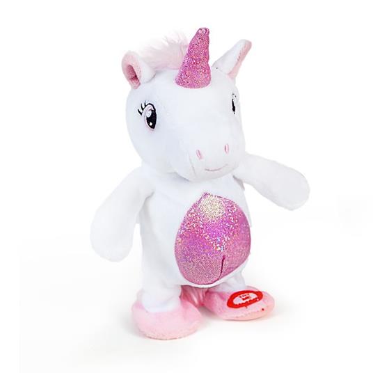 Lafeltrinelli Peluche Unicorno Bianco 20 Cm Ripetix 25190