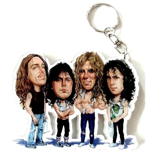 Lafeltrinelli Portachiavi in acrilico caricature Music Legends. Metallica