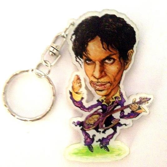Lafeltrinelli Portachiavi in acrilico caricature Music Legends. Prince