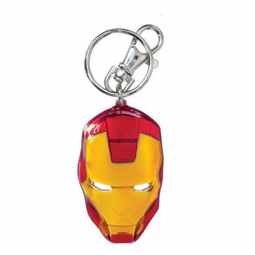 Lafeltrinelli Portachiavi Iron Man. Head Colour in Peltro