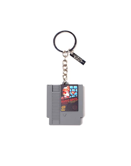 Lafeltrinelli Portachiavi Nintendo. Cartridge 3D Rubber Grey