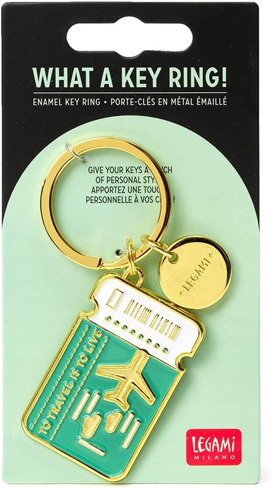 Lafeltrinelli Portachiavi What A Key Ring - Travel Ticket