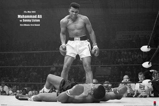 Lafeltrinelli Poster Muhammad Ali. V Liston Landscape