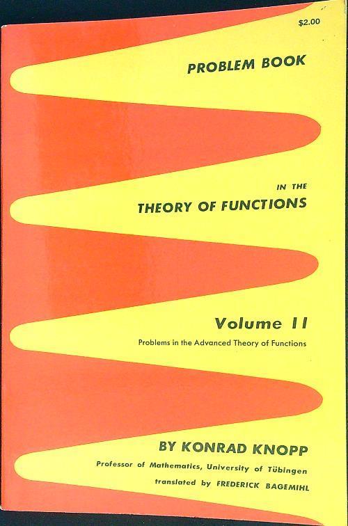 Lafeltrinelli Problem book in the theory of functions Volume II