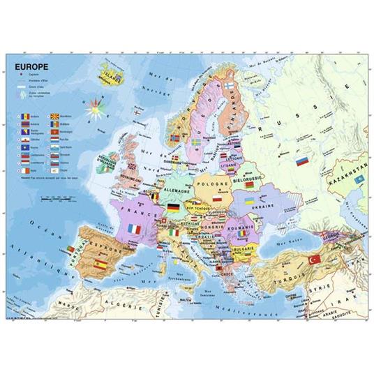 Lafeltrinelli Puzzle 200 pezzi Xxl Cartina D'Europa
