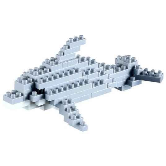 Lafeltrinelli Puzzle Brixies Dolphin Grigio Bianco Plastica