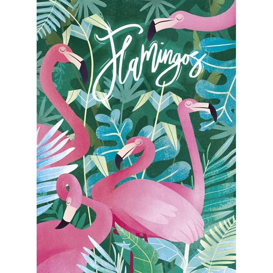 Lafeltrinelli Puzzle Clementoni 500 Pezzi. Flamingos