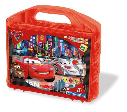 Lafeltrinelli Puzzle Cubi 12 pezzi Cars 2. Clementoni (41160)