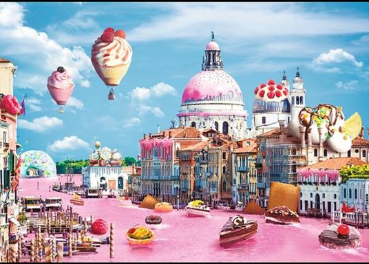 Lafeltrinelli Puzzle Da 1000 Pezzi - Funny Cities: Sweets In Venice