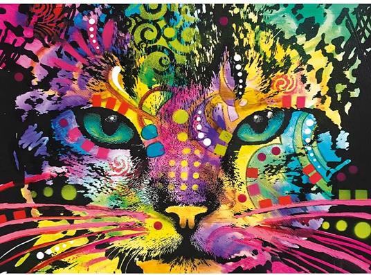 Lafeltrinelli Puzzle Da 1000 Pezzi Woodcraft - Gatto Colorato