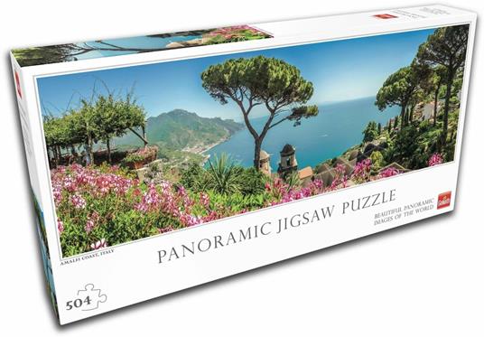 Lafeltrinelli Puzzle Panorama da 504 Pezzi. Costiera Amalfitana