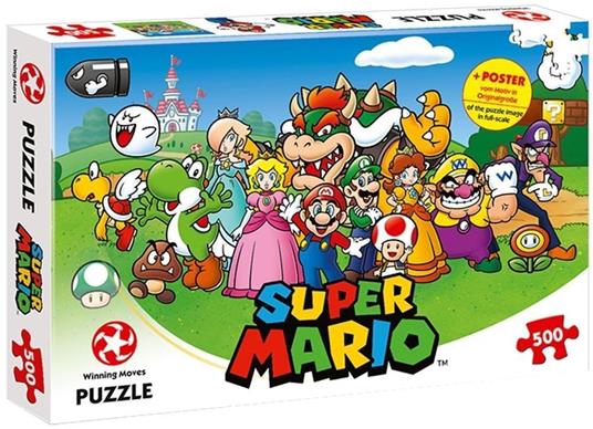 Lafeltrinelli Puzzle Super Mario Mario And Friends 500 Teile Edizione. Germania