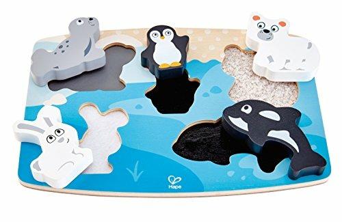 Lafeltrinelli Puzzle tattile degli animali polari. Hape E1620