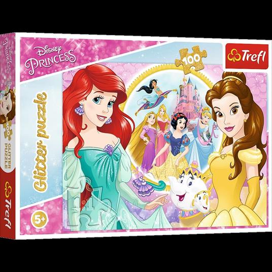 Lafeltrinelli Puzzles - "100 Glitter" - Memories of Bella and Ariel / Disney Princess