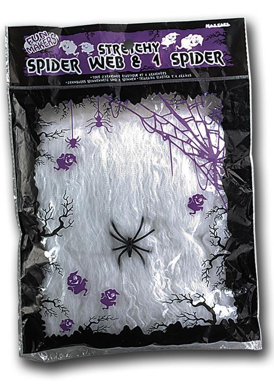 Lafeltrinelli Ragnatela Bianca C/Ragno Gr.20 Ca. Carnival Toys (6458)