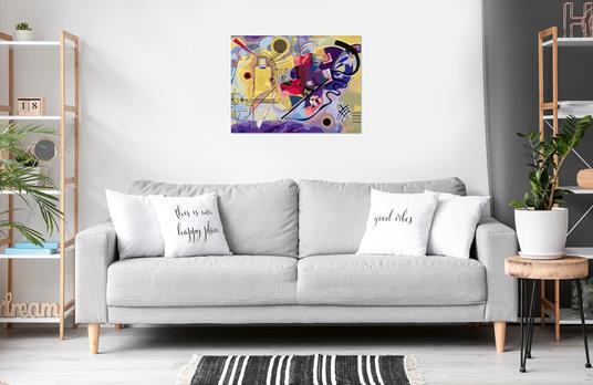 Lafeltrinelli Ravensburger - CreArt Premium B Canvas Kandinsky Giallo Rosso E Blu Kit Pittura 14+ Anni 30x40 Cm