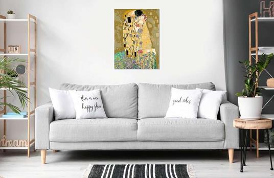 Lafeltrinelli Ravensburger - CreArt Premium B Canvas Klimt Il Bacio Dipingere Con I Numeri Kit Pittura 14+ Anni 30x40 Cm
