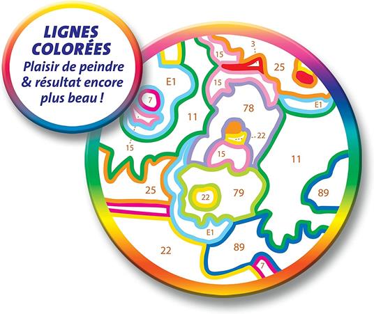 Lafeltrinelli Ravensburger - CreArt Serie D: Coppia Di Cagnolini Kit Per Dipingere Con I Numeri