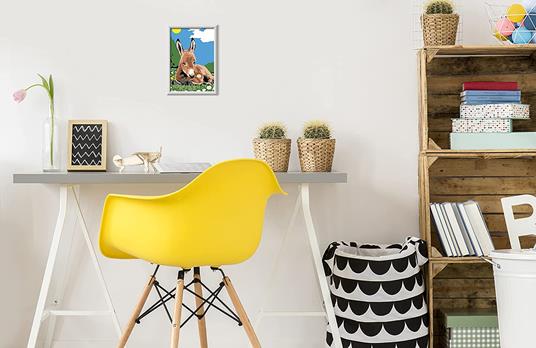 Lafeltrinelli Ravensburger - CreArt Serie E: Asinello Kit Per Dipingere Con I Numeri Contiene Una Tavola Prestampata Pennello