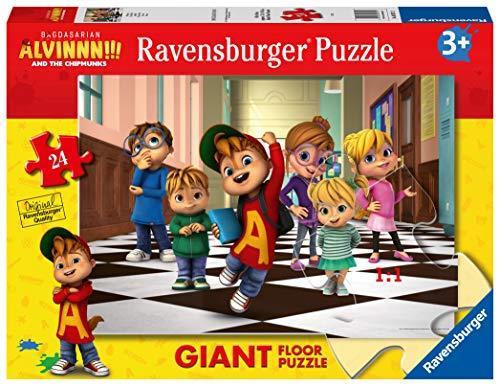 Lafeltrinelli Ravensburger - Puzzle Alvin Collezione 24 Giant Pavimento 24 Pezzi Età Raccomandata 3+ Anni